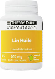 Lin huile 510 mg : Conditionnement - 180 capsules