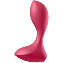 Backdoor Lover Plug Vibrador Anal Rojo 1ud