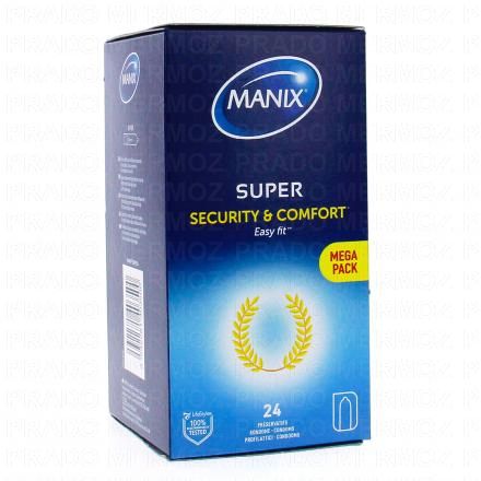 SUPER Security & Comfort - Préservatifs easy fit boite de 24 préservatifs