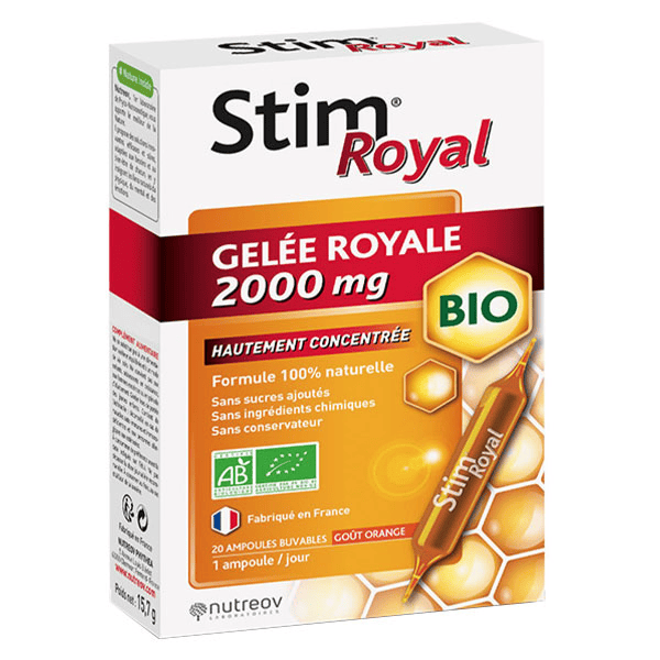 Physcience Stim Royal Gelée Royale Bio 2000mg 20 ampoules