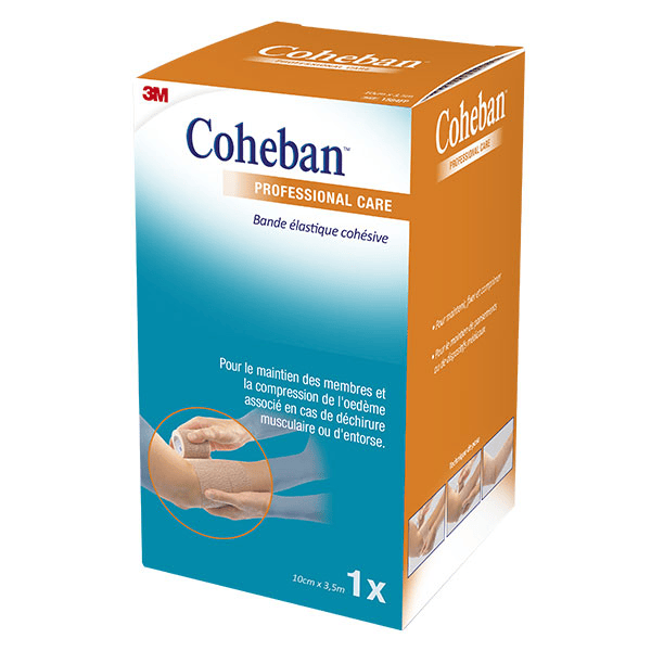 Coheban Bande Élastique Cohésive Chair 10cm x 3,5m