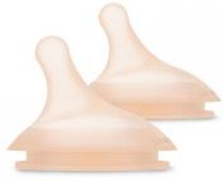 Zero.Zero Tétine pour Débit Dense 6 Mois - Boîte plastique 2 tétines