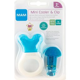 Mini glacière et clip de dentition de maman avec pièce remplie d'eau et épingle
