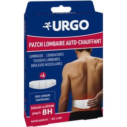 Patch Lombaire Autochauffant 4uds