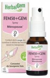 Fem50+Gem Complexe Ménopause Spray Bio 15 ml - Spray 15 ml