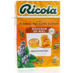 Bonbons aux Plantes Suisses Gout Douceur de Miel 50g