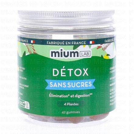 MIUM détox sans sucres x42 gummies