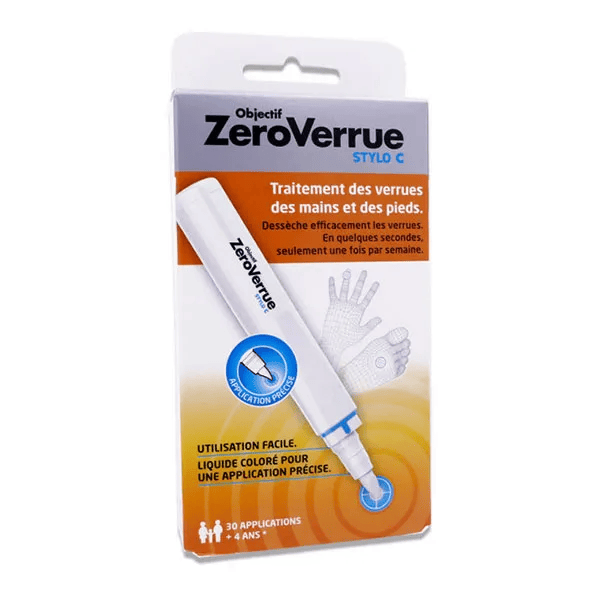 Objectif ZeroVerrue® Stylo C Élimination des verrues traitement asséchant 3 ml