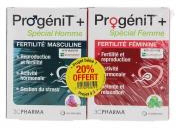 Duo Progenit+ Femme/Homme - Lot 2 x 60 comprimés