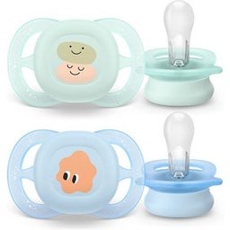 Ultra Start Sucette 0-2M Light Green Blue 2uts
