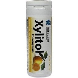 Miradent Xylitol Chewing-gum Fruit Frais 30g 20uts