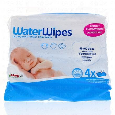 Lingettes bébé 4 paquets de 60 lingettes