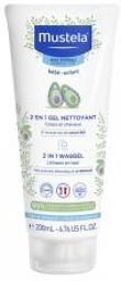 Gel Nettoyant 2 en 1 à l'Avocat Bio Corps et Cheveux 200 ml - Tube 200 ml