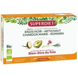 Super Diet Quatuor BienÊtre Du Foie Bio 20 Ampoules
