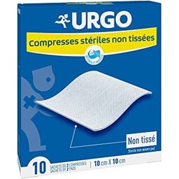 Compresse Stérile Non Tissée 10x10cm 10uts