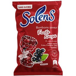 Solens Bonbons Saveur Fruits Rouges Sans Sucres