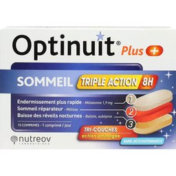 Optinuit Plus Triple Action 15 Comprimés