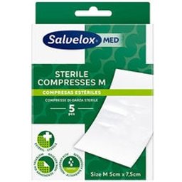 Med Compressas Estéreis Tamanho M 5cmx7.5cm 5 Unidades
