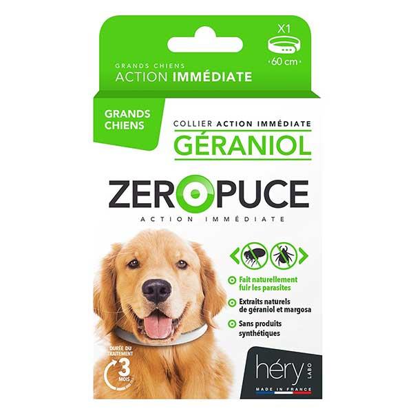Géraniol Collier Grand Chien Zéro Puce 60cm