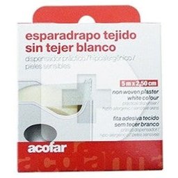 plâtre blanc non tissé 5x1,5cm 1 pc