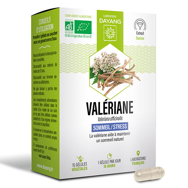 Valériane Bio Sphère du Sommeil 15 gélules végétales