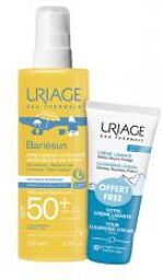 Bariésun Spray Enfant Hydratant Très Haute Protection SPF50+ 200 ml + Crème Lavante 50 ml Offerte - Lot 2 produits