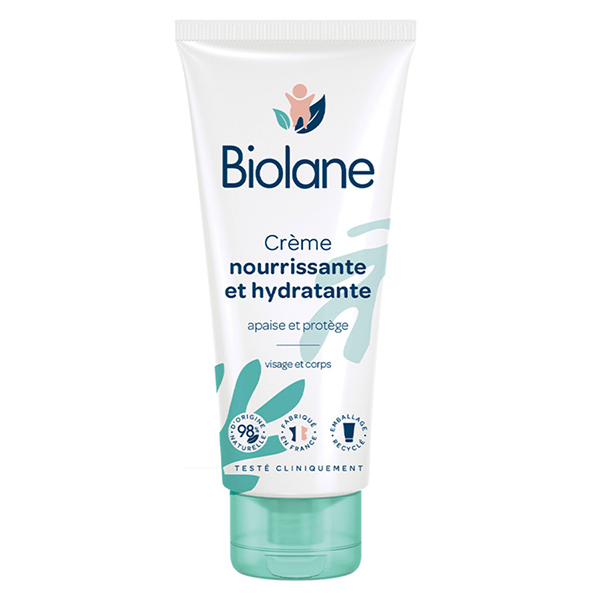 Crème Nourrissante et Hydratante Bébé Apaise et Protège 100 ml