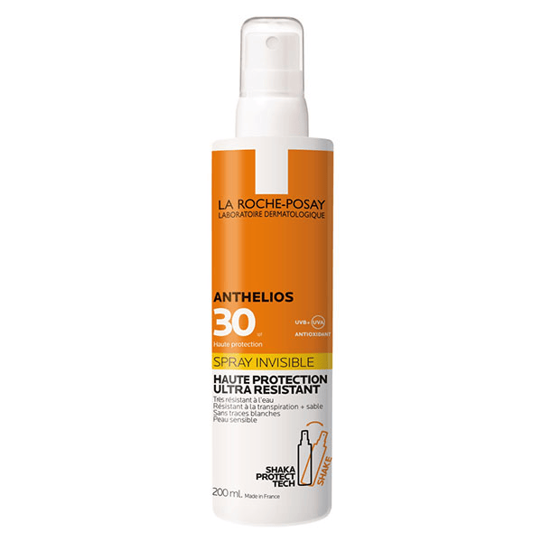 Anthelios Spray Crème Solaire Invisible Corps SPF30 200ml