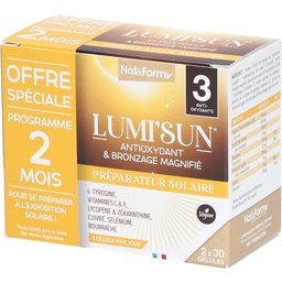 Nat&Form Lumi'Sun® Préparateur solaire en gélules