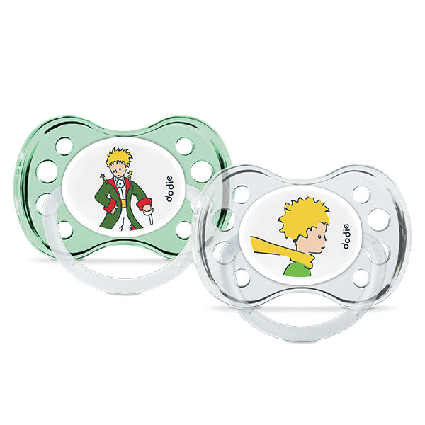 Sucette Anatomique +6m Le Petit Prince Mante Lot de 2