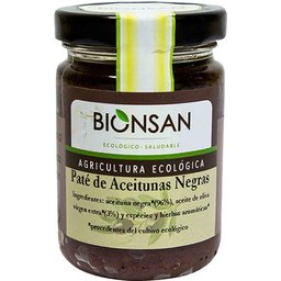 Bionsan Olives Noires Olives Dénoyautées Écologique 200g