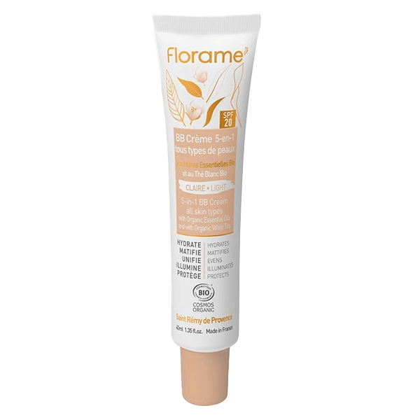 BB Crème 5 en 1 SPF20 Claire Bio 40ml