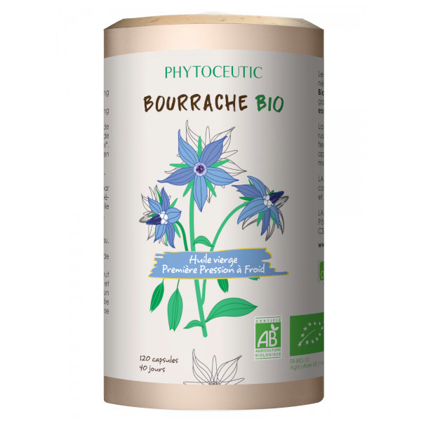 Huile de Bourrache Bio 120 capsules