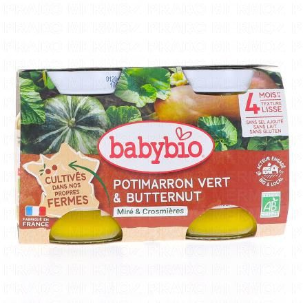 Légumes - Petits pots Potimarron vert & Butternut 2x130g dès 4 mois
