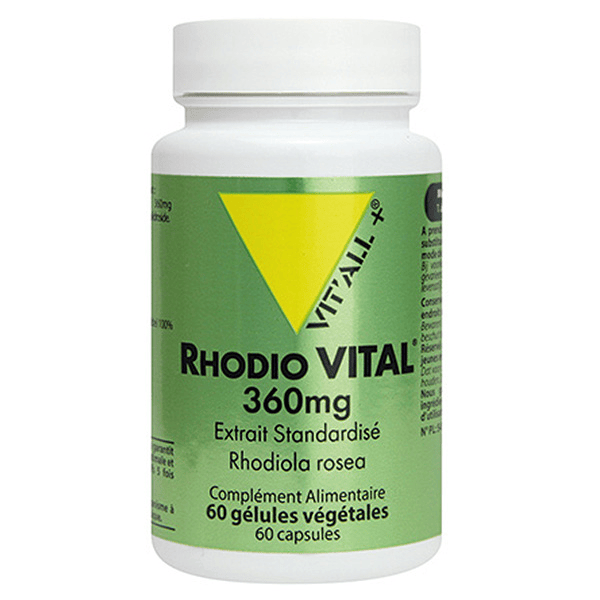 Rhodio Vital 360mg 60 gélules végétales