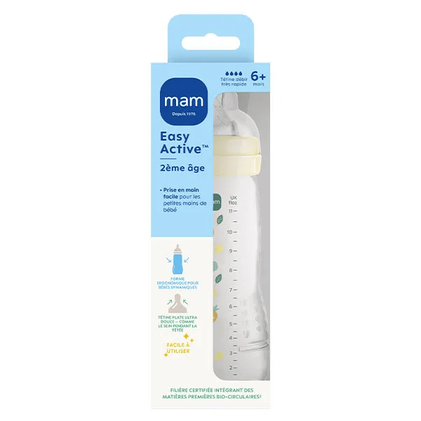 Biberon Easy Active 2ème âge Coloré