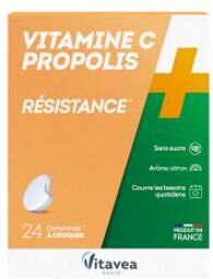 Vitamine C + Propolis 24 comprimés à croquer - Boîte 2 tubes de 12 comprimés