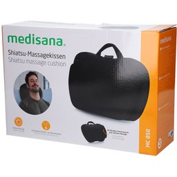 Medisana® Coussin de massage Shiatsu avec lumière rouge et chaleur Mc850