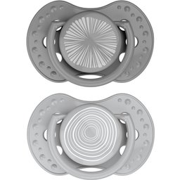Tétine Dynamic Harmony Gris Clair - Gris foncé 3-6 mois