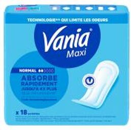 Serviettes Hygiéniques Maxi Normal 18 Serviettes - Sachet 18 Serviettes Hygiéniques