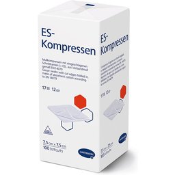ES Compresses non stériles 12 plis 7,5 x 7,5 cm