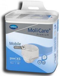 MoliCare Mobile 6 gouttes XS - 4 paquets de 14 protections