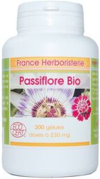 GELULES PASSIFLORE plante 200 gélules dosées à 230 mg poudre pure.