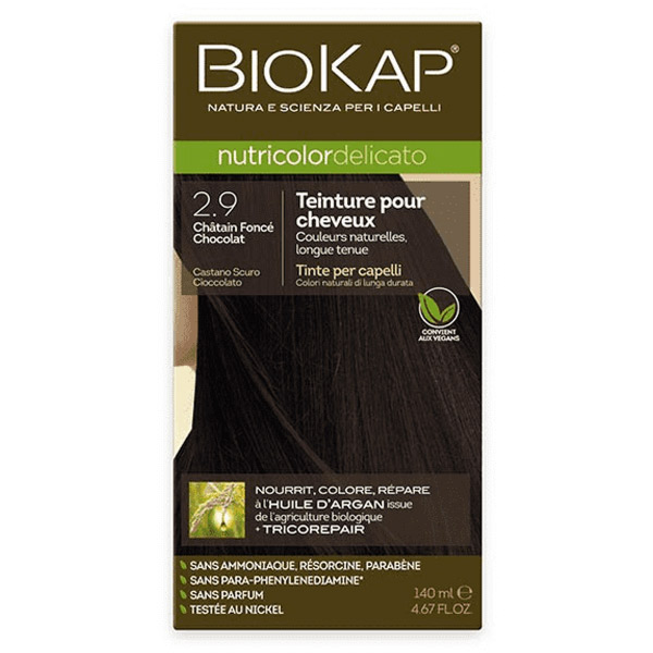 Nutricolor Delicato Hair Dye 2.9 Châtain Foncé Chocolat 140ml