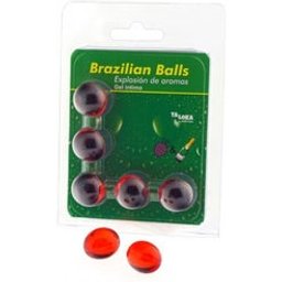 Taloka Brazilian Balls Intimate Gel Strawberry & Champagne 5uds