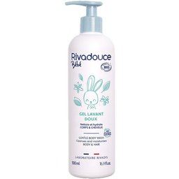Gel doux lavant corps et cheveux certifié bio - Flacon pompe 500ml