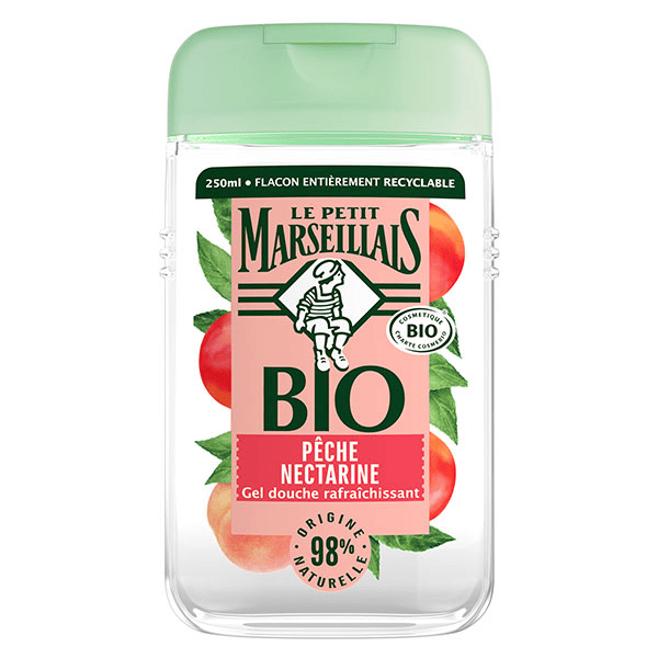 Bio Gel Douche Rafraîchissant Pêche Nectarine 250ml