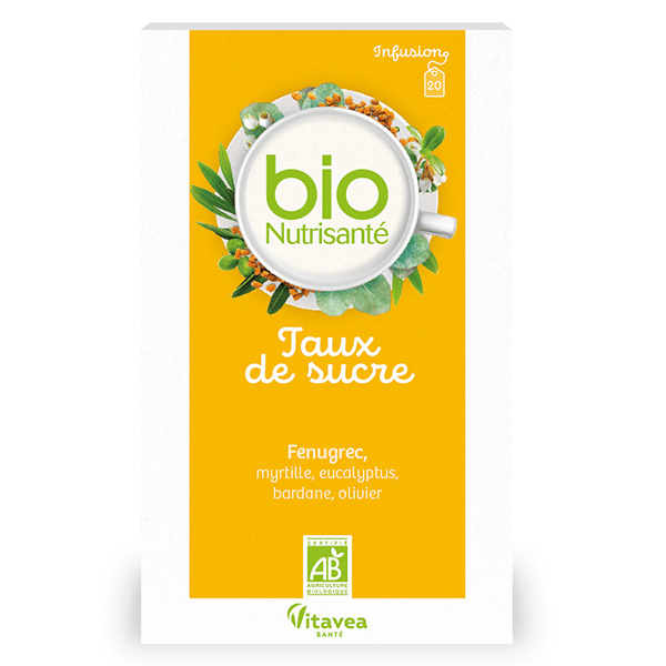 - BioNutrisanté - Infusion Taux de sucres - 20 sachets