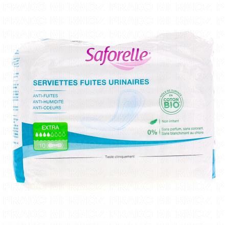 Serviettes fuites urinaires extra x10