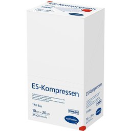 ES Compresses stériles 8 plis 10 x 20 cm